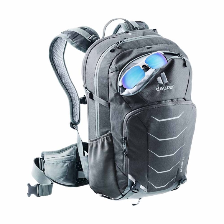 Deuter Graphite-Shale/Khaki-Turmeric Attack 20